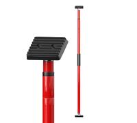 3-H Etai Telescopique Reglable 1pcs, Extensible de 165 à 290 cm, |Nouveau Type Rotatif | Étai de Porte,Étai pour Plafond, Étai de Soutien Télescopique pour Montage Plaque de Plâtre,Rouge