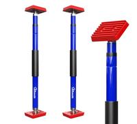 3-H Etai Telescopique Reglable 2pcs 70-110cm,Étai de Porte Tout Acier Épais |Type Rotatif |Étai de Soutien Télescopique pour Plaque de Plâtre, Cadre de Porte, Installation d'armoire DIY,Bleu