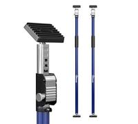 3-H Etai Telescopique Reglable 2pcs, Extensible 110-195cm |Tout Acier Épais | Charge Max 75kg | Étai de Soutien Télescopique pour Plafond Montage, Plaque de Plâtre, Cadre de Porte, Bleu Foncé
