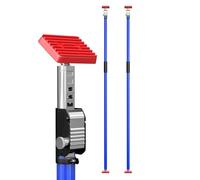 3-H Etai Telescopique Reglable 2pcs, Extensible 160-290cm |Tout Acier Épais | Charge Max 40kg | Étai de Soutien Télescopique pour Plafond Montage, Plaque de Plâtre, Cadre de Porte, Bleu