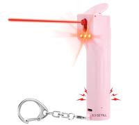 3-in-1 Alarme Personnelle et Spray Gel pour Femmes, Marquage UV Invisible et Colorant Rouges, Sirène 140dB, 3 Stroboscopiques Rouges, Anti-Vent 3-4M, Recharge Cartouche, Rechargeable