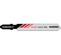 Metabo Lames de scie sauteuse T118AHM inox 57 mm 1,1 mm 23T Carbure - Pack de 3 623662000