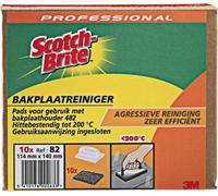3 m de tampons de nettoyage Scotch-Brite 82 pour plaques de cuisson (114 x 140 mm, A10)
