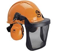 combinaison forestière 3M G3000M H31P3E V5B 3 pièces EN397 avec filet plastique Casque résistant aux UV - 3M0315B