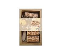 ScrapCooking – Kit 3 mini rouleaux à pâtisserie Noël en bois empreintes gravées 3798 Multicolore