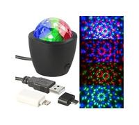 Lunartec 3 minis boules disco RVB USB / Lightning avec capteur acoustique