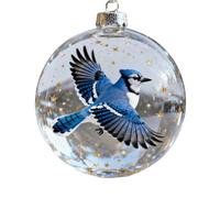 3 Ornement de Noël en Acrylique Transparent de Fabrication Artisanale, décoration Suspendue pour Arbre Festif, Oiseau de Vacances, Boules en Acrylique