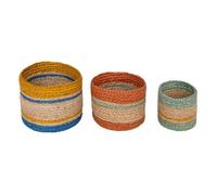 3 paniers ""Jackson"" jute - Atmosphera Créateur d'intérieur