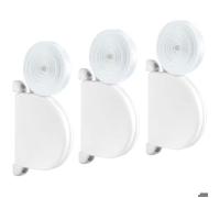3 Pcs Enrouleur de sangle pour volet roulant,espacement des trous de vis 145 mm,Système Mini,avec sangle incluse de 14 mm x 5 m