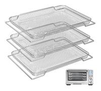 3 Pcs Grille de Four Universelle en Acier Inoxydable 42 x 29.5 cm, Pièces et Accessoires pour Four, Mini Four, Four Electrique