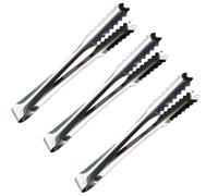 3 Pcs Pince Acier 201 Inoxydable Multifonction, Pince à Glaçons | Pince Bonbon, Mini Pince de Service, Pince à Aliments en Métal, Pour Sucre,Biscuit,Glace,Buffet,Grill Bar Cuisine et Plus