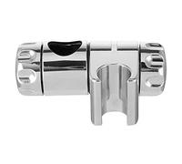 3 PCS Support de pommeau de douche Salle de bain Réglable Chrome Curseur De Poche Pommeau de douche Support Fixations pour s'adapter à 25mm Riser Rail