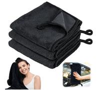 3 Pcs Total Clean Chiffon Microfibre XXL, Chiffon Miro 40 * 60cm, Shiny Bath Serviette Torchons Lavette Microfibre Ménage QIEDOVIEY