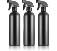 3 Pcs Vaporisateur Vide, Spray Pulvérisateur de Brume, Bouteille de Pulvérisation d'eau Remplissable, 500ml - Noir