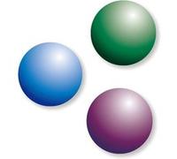 3 peintures à l'eau effet vitrail - 25 ml - bleu-violet-vert Multicolore G