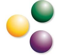 3 peintures à l'eau effet vitrail - 25 ml - jaune-violet-vert Multicolore G