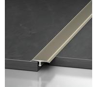 3 Pièce Barre De Seuil Bande De Transition De Porte En Forme De T, Bande De Séparation De Sol, Seuil De Porte Pour Tapis, Stratifié, Parquet(Champagne,2.5cm)