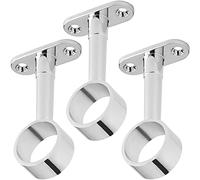 3 pièce SOTECH Tringle de Penderie Support Central pour Tubes de Penderie ronds Ø 25 mm Support de tringle de penderie Support de tube de penderie
