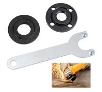 3 Pièces # 150 Kit Cle Meuleuse, Kit D'écrous à Bride ride pour Meuleuse D'angle Boulon écrou Métallique, Grinder Bride ngle de Verrouillage en Métal 150mm