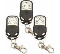 3 pièces 433.92Mhz Universel Copie Sans Fil Télécommande Porte-clés Émetteur RF pour Clone Porte De Garage Ouvre-porte 433Mhz Dupli