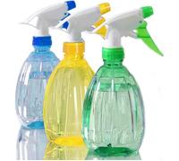 3 Pièces 500ML Flacon Spray Bouteilles Vide Rechargeable, Spray Réutilisable en Plastique, Pour jardinage, ménage, coiffure