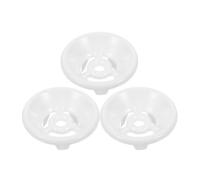 3 Pièces Accessoire Urinoir en Plastique ABS Blanc | Bouchon de Passoire, Filtre Déodorant, Barrière Protectrice, Facile à Nettoyer, pour Salle Sanitaire