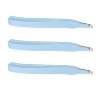 3 Pièces Arrache-agrafes Compact Abs, Outil Manuel | Usage Bureau et Salle de ormat Portable, Utilité Multi-scène, Coloris Bleu Ciel