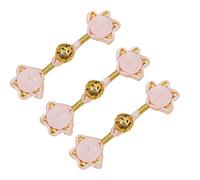 3 pièces attaches de bouton de noeud de Cheongsam fermeture de bouton chinois traditionnel pour la fabrication de vêtement de robe de mariée couture artisanat Cheongsam chinois