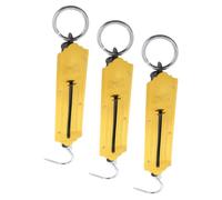 3 Pièces Balance Suspendue Mécanique Portable 50kg 110lb | Mesure Précise, Usage Quotidien ou Extérieur, Format Main Léger, pour Bagages et Produits