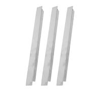 3 pièces Barre de Séparation en Acier Inoxydable 26x2x1,2cm pour buffet | Surface Lisse et Polie, Réduit les Débordements, Protège les Bacs les Rayures