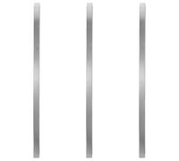 3 Pièces Barre de Support Panoramique 21 Pouces | Séparateur de Buffet, Structure Coudée à Angle Droit, Finition Brossée Argentée, pour Bacs et Tables Froides