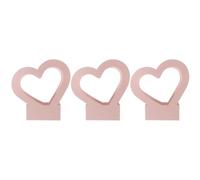 3 Pièces Boîte de Cœur pour Fleurs en Papier, Design Portable | Rose, Usage Maison et Centres Commerciaux, Finition Soignée, Pratique, Coffret de Présentation pour Bouquets