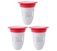 3 Pièces Bouchon de Vidange Anti-odeur pour Drain, Évier et Sol | PP et Silicone, Insertion Simple, Nettoyage Rapide, Clapet Anti-retour, Logement Locatif, Salle de Lavage