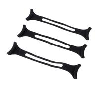 3 Pièces Boucle D’extension du Cordon du Masque en Silicone Noir