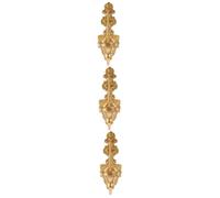 3 Pièces Bougeoir Mural Rétro Bougeoirs Muraux Bougeoir De Fête Bougeoir Vintage Bougies Pilier Décoration Suspendue Bougeoir Décoratif Chandelier De Style Européen Le Fer Golden Yardwe
