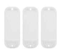 3 Pièces Cache de Protection D'interrupteur à Bascule | Montage Mural à Clapet, Compatible Simple et Double, Protection Longue Durée, Style Moderne Discret