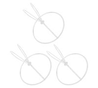 3 Pièces Cadre pour Abat-jour en Fil de Fer Blanc | Armature DIY pour Éclairage Décoratif, Compatibilité Large, Fiabilité Solide, Fournitures Fabrication Abat-jour