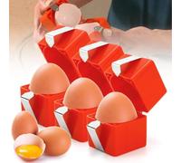 3 Pièces Casse Oeuf éplucheur D'œufs pour œufs Crus outil de casse-œuf pour œufs durs Casse-coquille D'œuf Ergonomique brise-œufs portable et séparateur Gadgets cuisine pour les Cuisiniers à Domicile