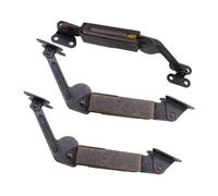 3 Pièces Charnière Métallique en Fer, Double Trou, Silencieuse | Effet Discret, Forte Capacité Portante, Usage Maison et Magasin, Couleur Café, pour Coffre Garçon et Filles