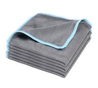 3 Pièces Chiffon Fibre de Carbone, 30 X 30 cm , Microfibre Carbone | Chiffon Magique Vitre Sans Trace,Serviette San Trace Absorbant Polissage,Nettoyage Réutilisable Lavable pour Toutes Surfaces