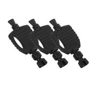 3 Pièces Ouverture pour Boîte à Appâts en Plastique, Noire | Remplacement de Clé, Usage Extérieur Commercial, Compatible Boîtes à Souris et Boîtes à Rats