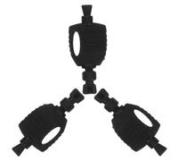 3 Pièces e Boîte à Appâts Noir en Plastique | Outil D'accès de Remplacement, Ouverture sans Effort, Usage Commercial Extérieur, Sécurité Renforcée, Compatible