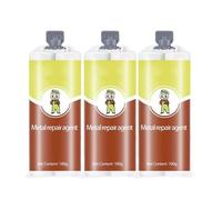 3 pièces Colle Metal Extra Forte, Colle Puissante Pour Métal, Pâte De Réparation Soudure A Froid Métal, Adhésif Haute Température, Metal Repair Agent, Pour Acier, Métaux, Céramique, Bois, Verre