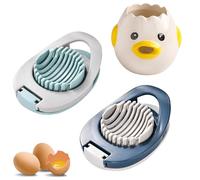 3 Pièces Coupe Oeufs & Séparateur Oeuf, Casse Oeuf Coupe Oeuf Séparateur De Jaune d'Oeuf Separateur Oeuf Jaune Et Blanc, Outils De Cuisson Pratiques Pour La Maison Et Le Restaurant