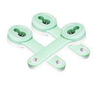 3 Pièces Coupe-oignons Verts Julienne et Manche Ergonomique | Design Portable et Confortable, Lame Stable en Métal, pour Préparation Stir-fry et Bbq