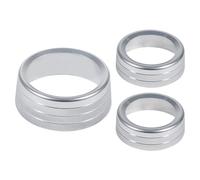 3 Pièces Couvercle de Bouton de Climatisation | Intérieur Auto, Installation Rapide, Maintien et Protection, Effet Décoratif Discret, Compatible Bouton