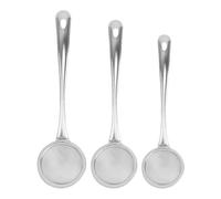 3 Pièces Cuillère à Écumer en Acier Inoxydable, Poignée Longue