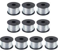 3 pièces de fil de ligature acier Rebar 110m 0,8 mm acier Rebar Tie Wire pour machine à ligaturer automatique Rebar
