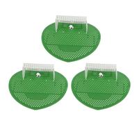 3 Pièces Désodorisant Urinoir en Silicone ABS Vert | Parfum Citron, Forme Ballon, Filtration des Odeurs, pour Sanitaires Publics, Gestionnaires D’établissements et Drains Adaptés