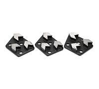 3 Pièces Disques Meulage Diamantés Trapézoïdaux Béton | Meulage haute performance faible bruit, Trapèze Diamant Noir